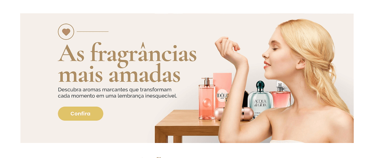 Exemplo de banner central no computador