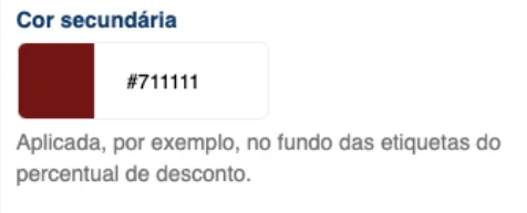 Cor secundária