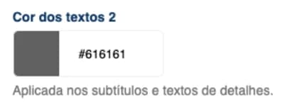 Cor dos textos 2