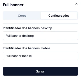Campos Identificador dos banners desktop e mobile