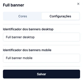 Campos Identificador dos banners desktop e mobile