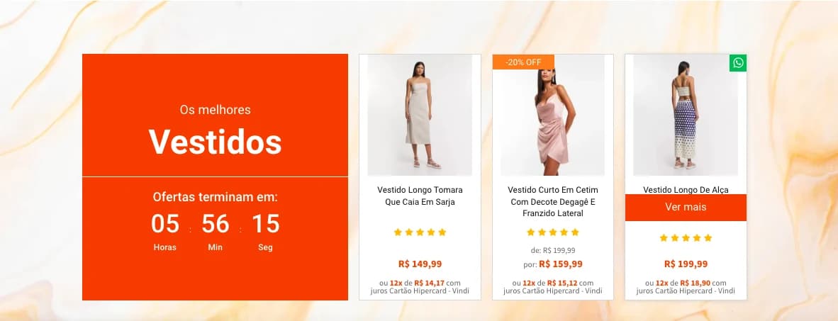 Timer categoria com contador regressivo